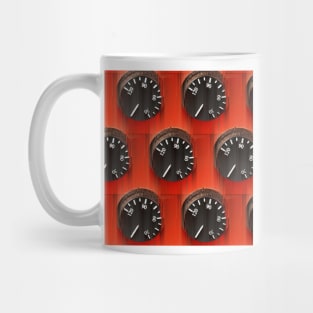 TOTAL CONTROL ? . Abstract symmetrical design in vivid RED Mug